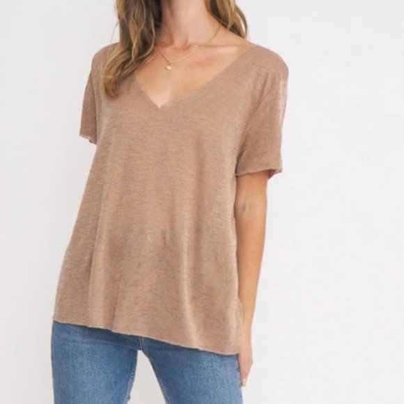 Project Social T Original Textured V-Neck Tee Sz Medium - Picture 5 of 5